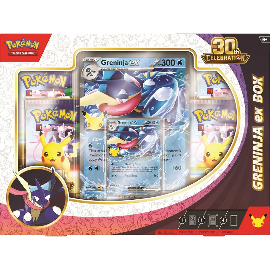 Pokemon TCG: 30th Celebration - Greninja ex Box