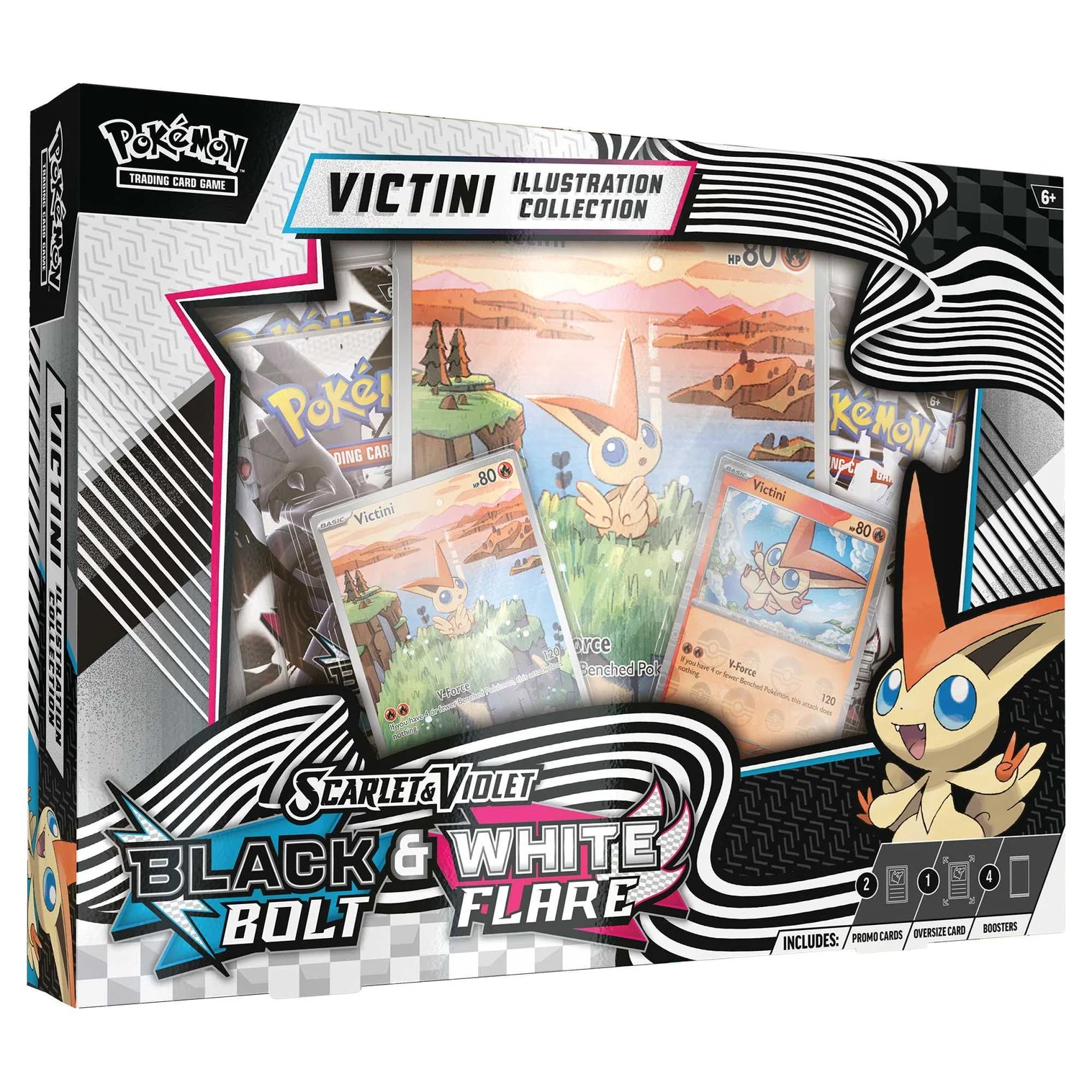 Pokémon TCG Scarlet & Violet 10.5 Unova Victini Illustration Collection Box