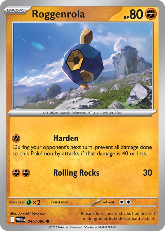 Roggenrola (White Flare 046/086)