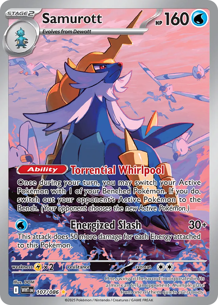 Samurott (White Flare 107/086)