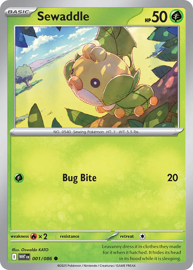 Sewaddle (White Flare 001/086)