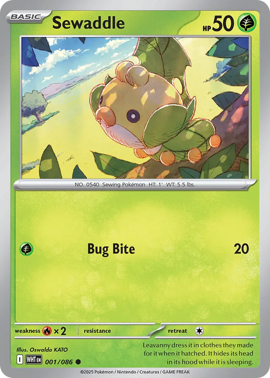 Sewaddle (White Flare 001/086)