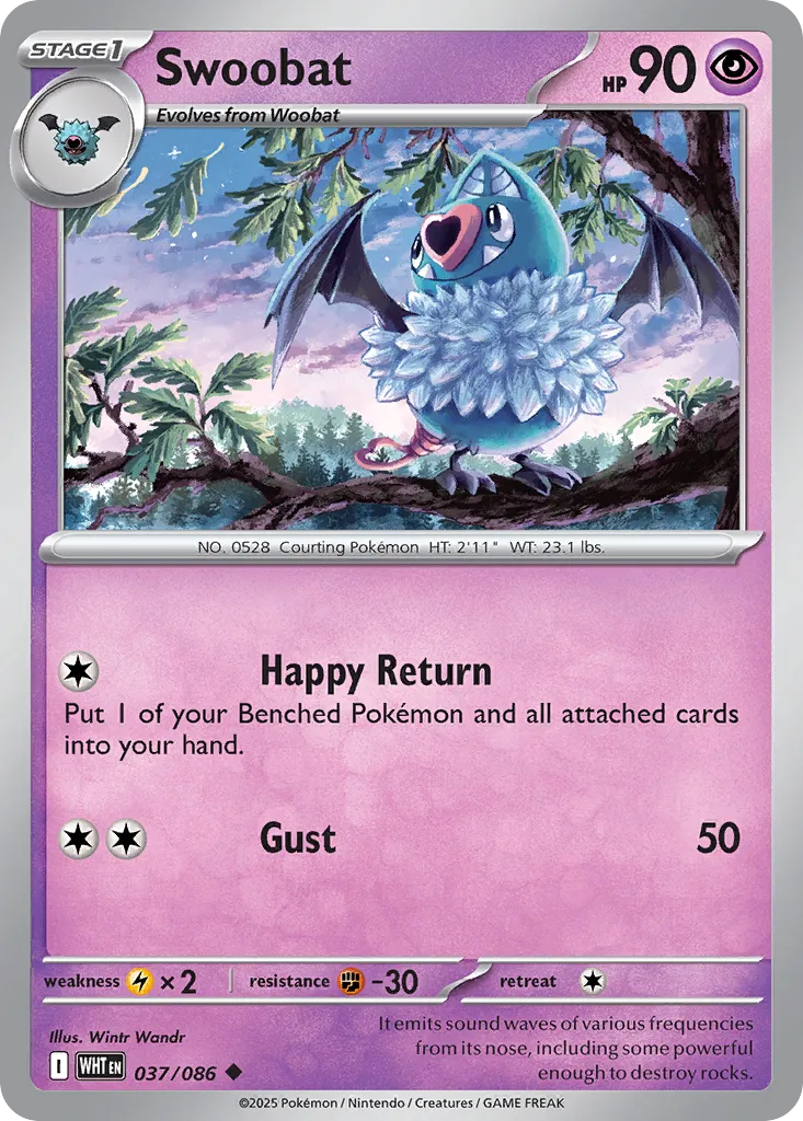 Swoobat (White Flare 037/086)