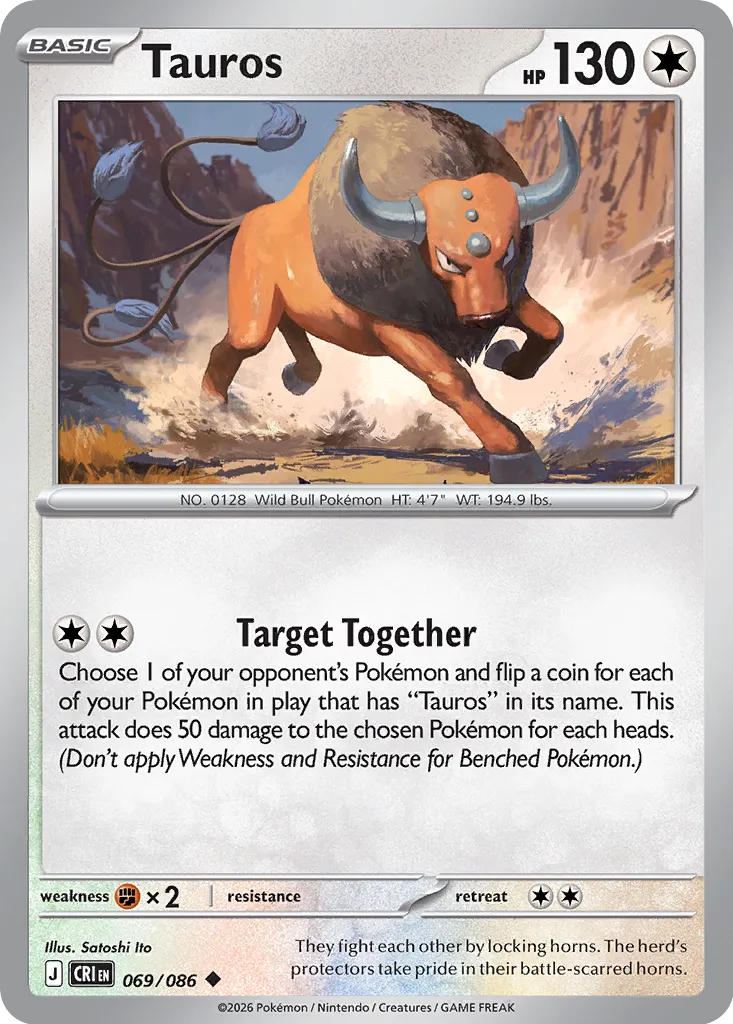 Tauros 069/086 Uncommon