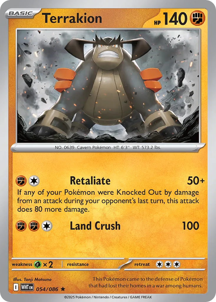 Terrakion (White Flare 054/086)