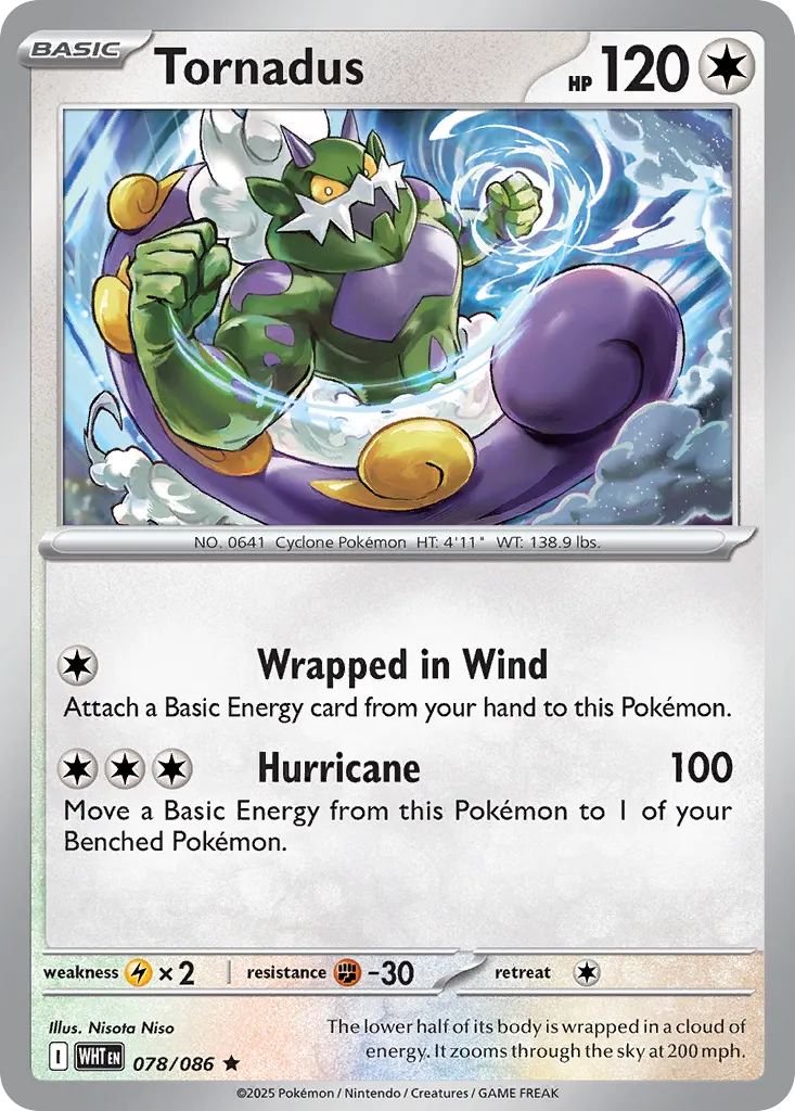Tornadus (White Flare 078/086)