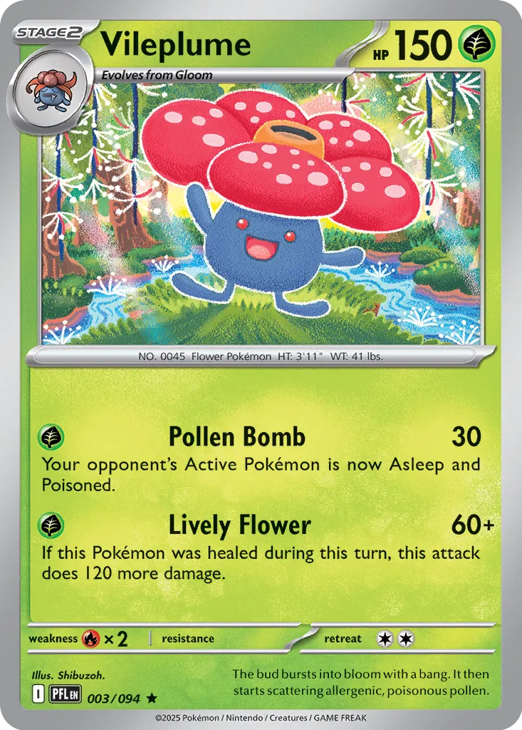 Vileplume (Phantasmal Flames 003/094)
