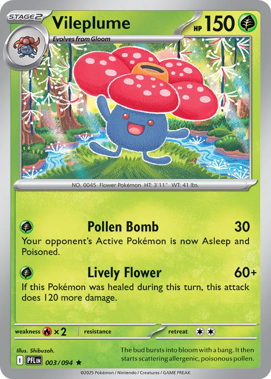 Vileplume (Phantasmal Flames 003/094)