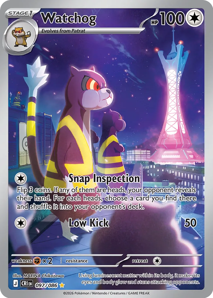 Watchog 097/086 Illustration Rare