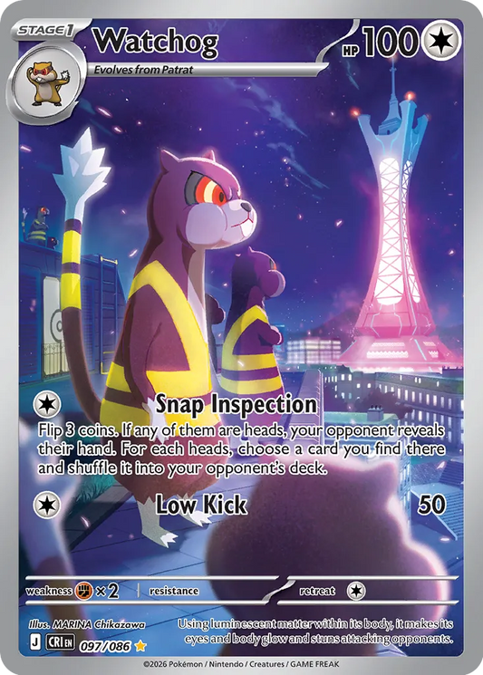 Watchog 097/086 Illustration Rare