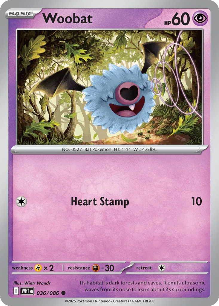 Woobat (White Flare 036/086)