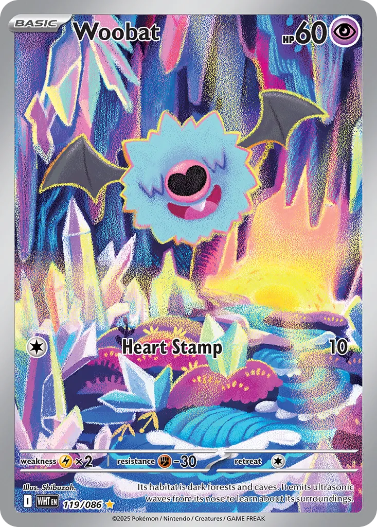 Woobat (White Flare 119/086)