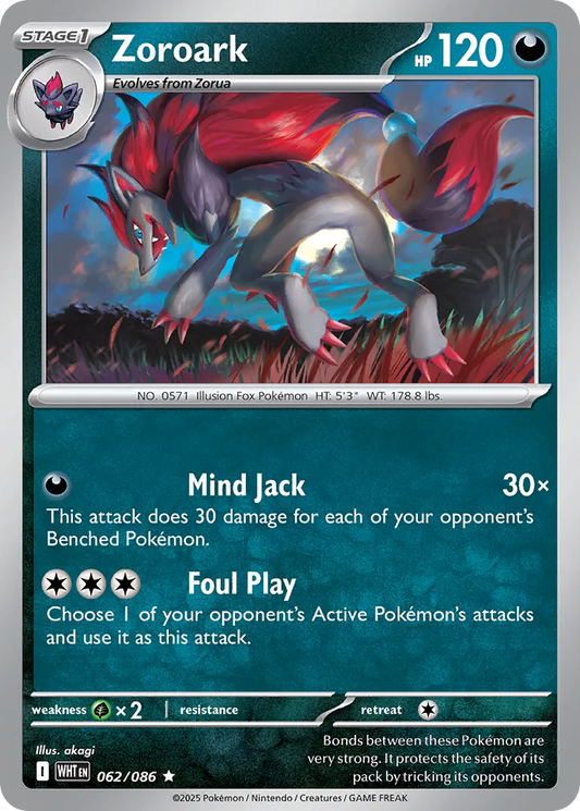 Zoroark (White Flare 062/086)
