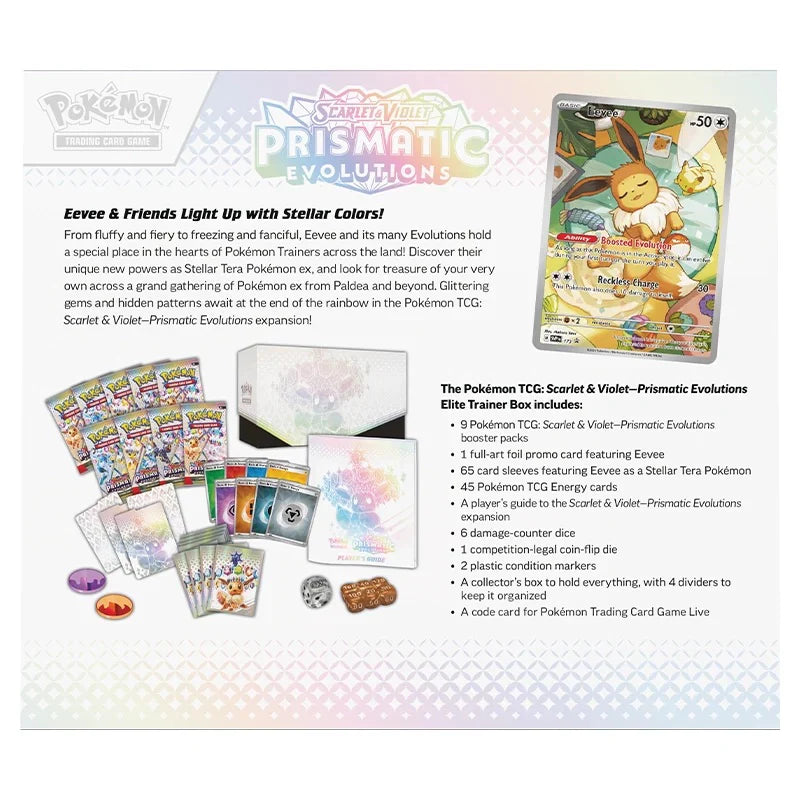 Pokémon TCG : Prismatic Evolutions Elite Trainer Box